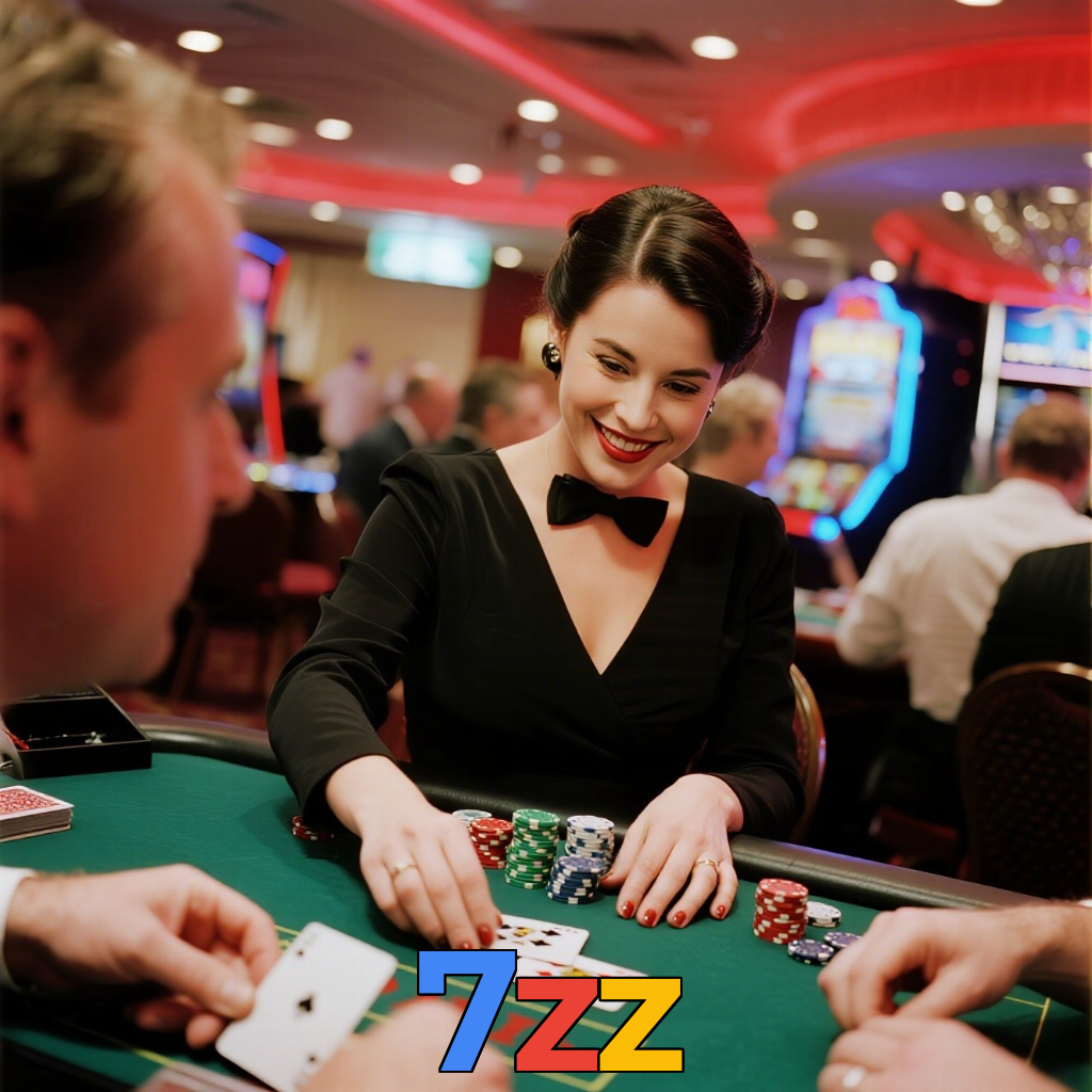 7zz：Jogue blackjack, slots e aposte ao vivo no futebol, tudo no mesmo cassino!